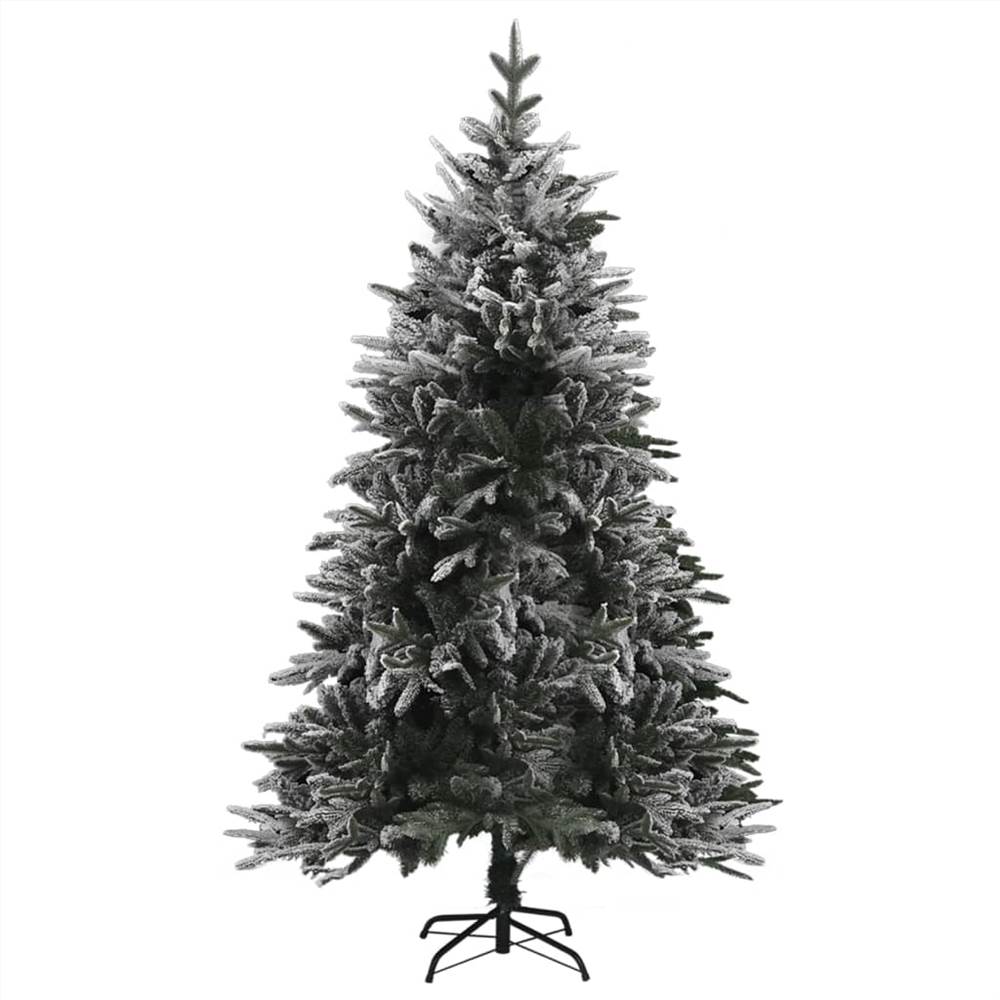 Artificial Christmas Tree LED&Ball Set&Flocked Snow 120cm PVC&PE