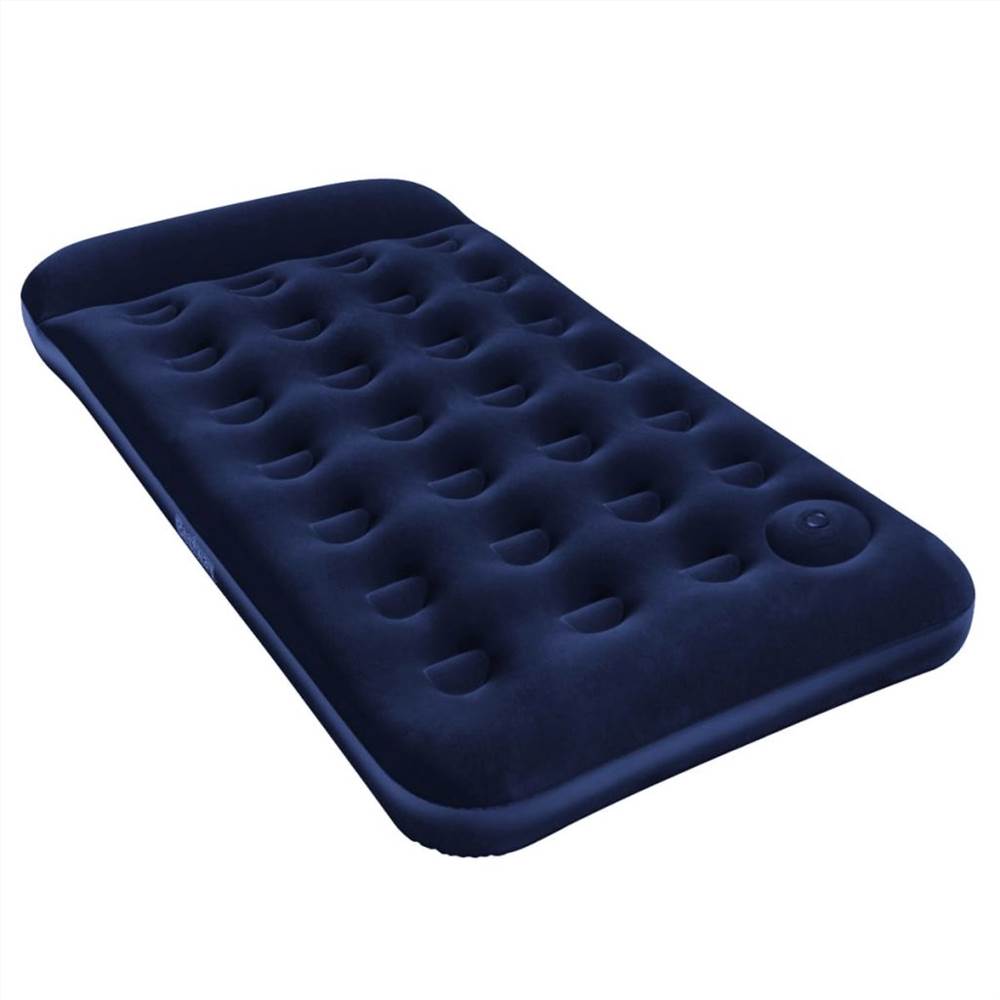 Bestway Inflatable Flocked Airbed Built-in Foot Pump 188x99x28cm 67224