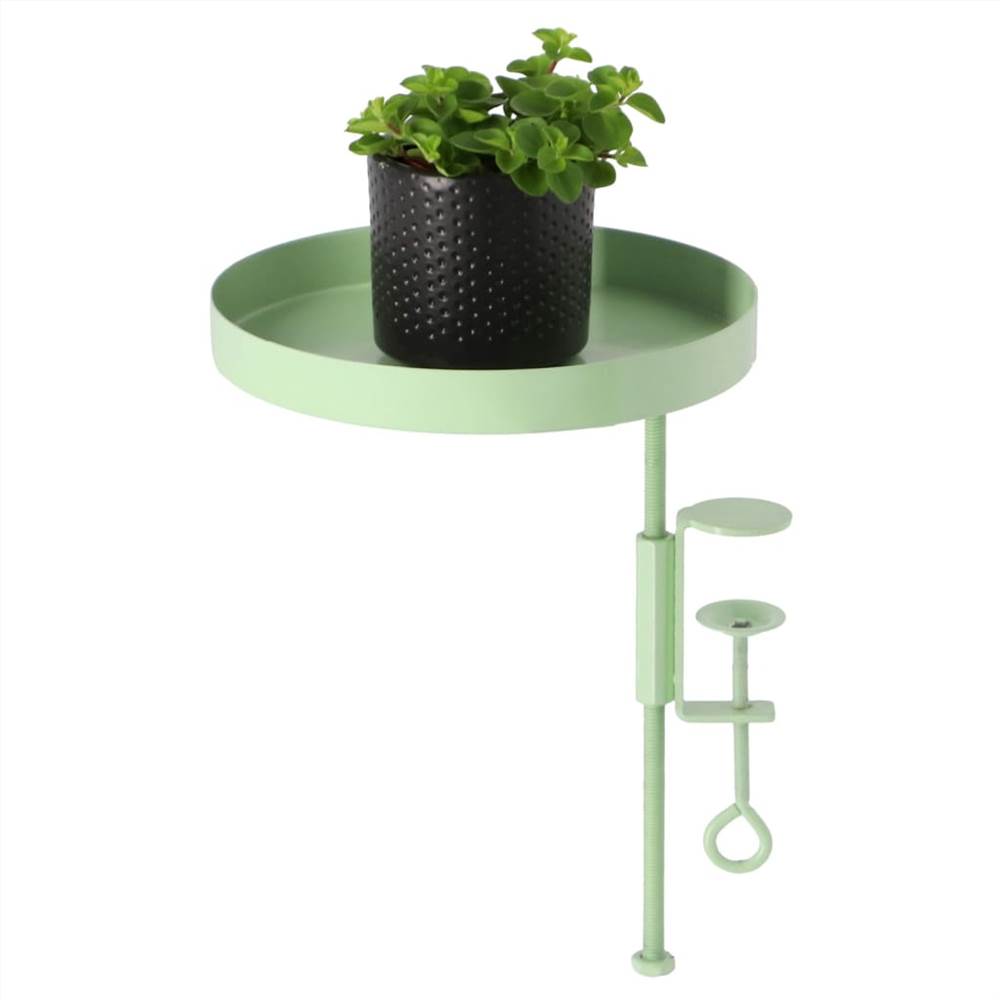 Esschert Design Plant Tray with Clamp Round Green M