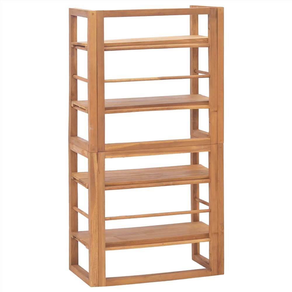 Shelving Unit 60x30x120 cm Solid Teak Wood
