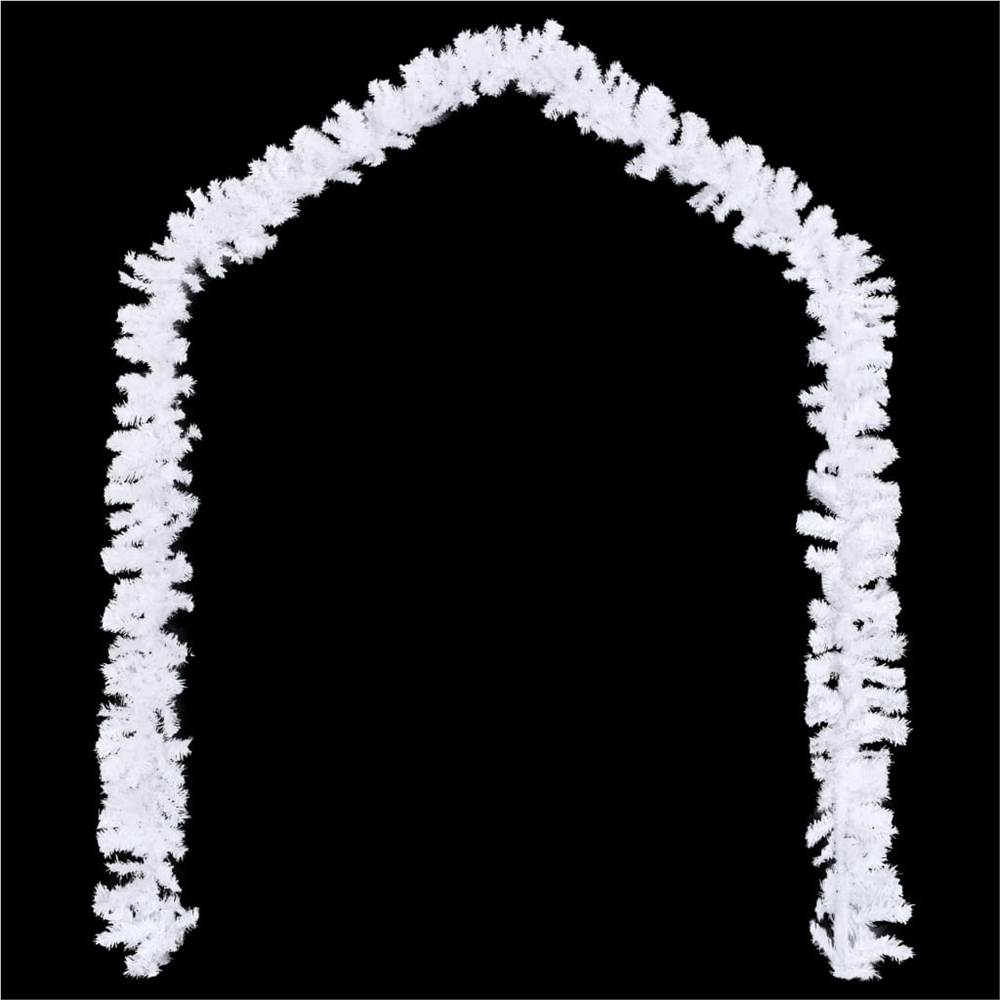 Christmas Garlands 4 pcs White 270 cm PVC