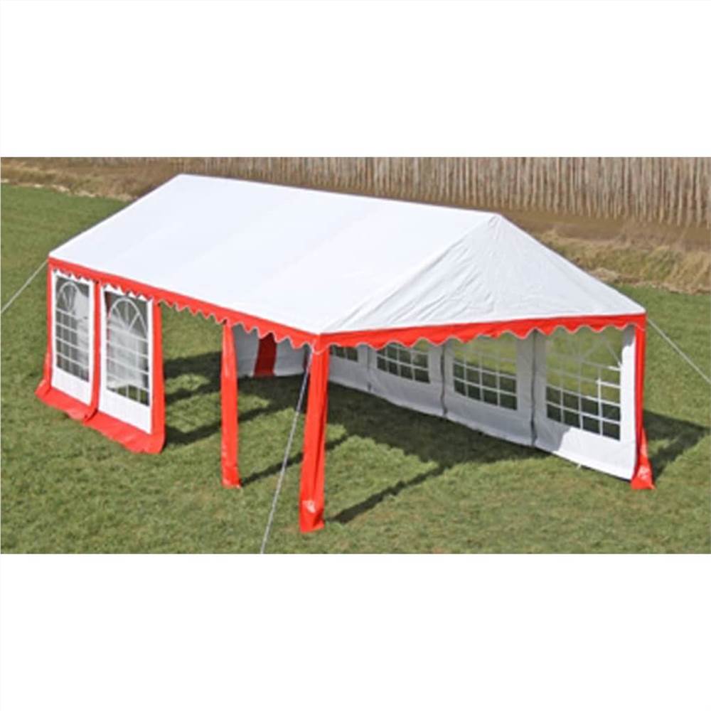 Party Tent 8 x 4 m Red