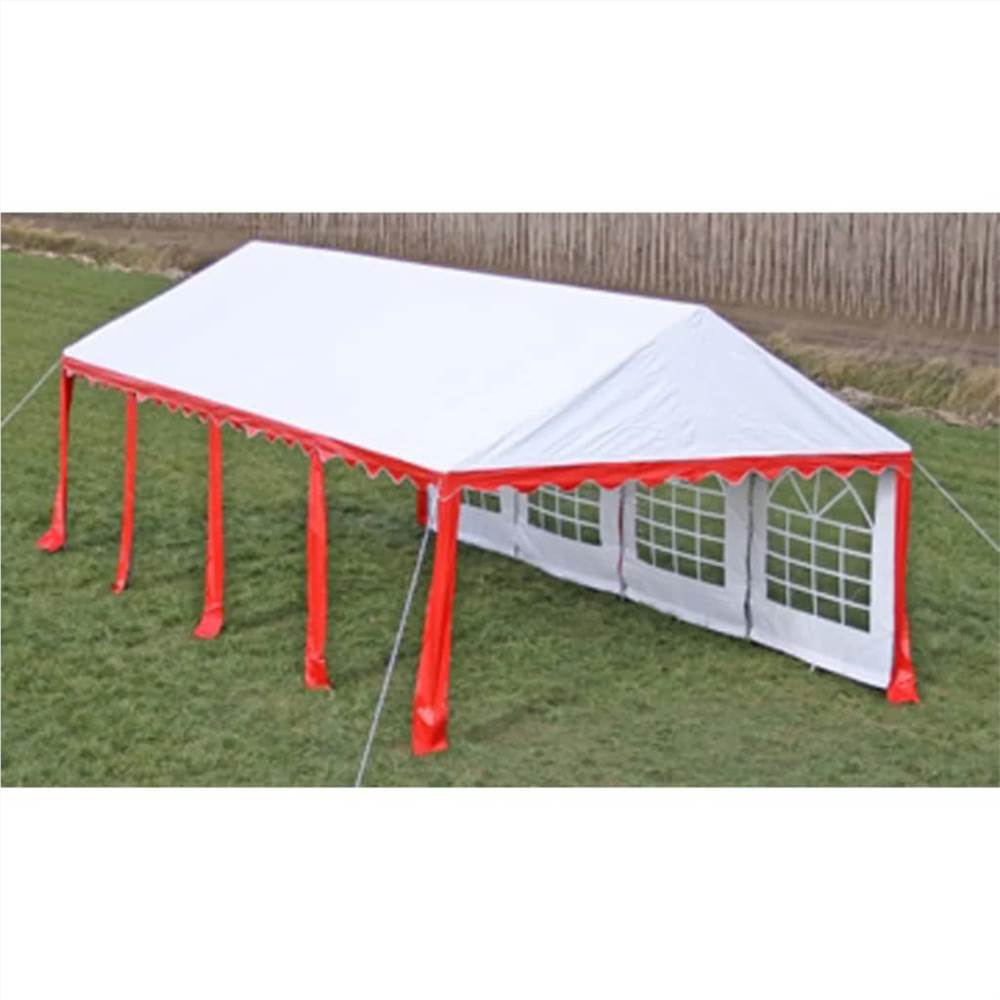 Party Tent 8 x 4 m Red