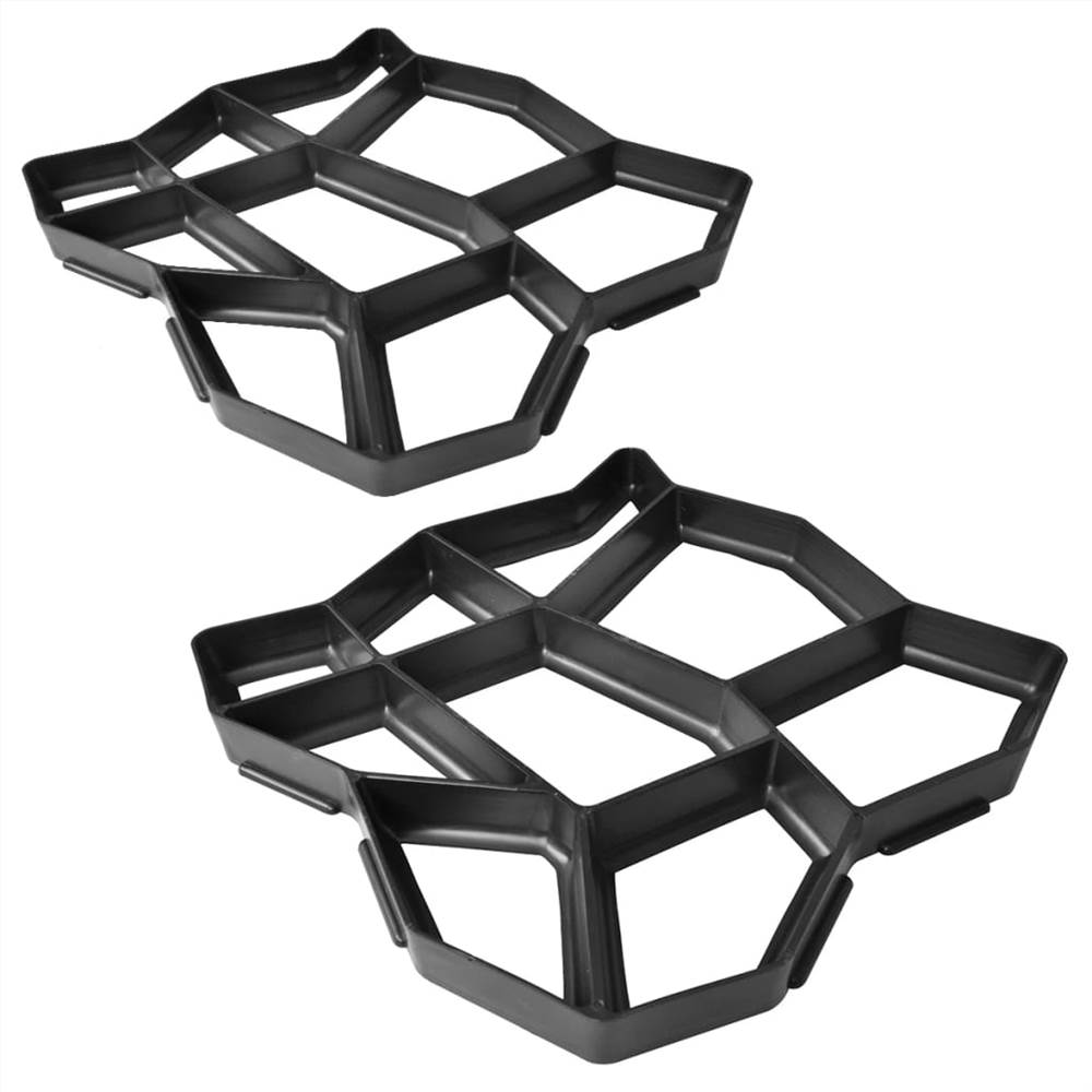 Pavement Mold for the Garden 42 x 42 x 4 cm Set of 2 
Pavement Mold for the Garden 42 x 42 x 4 cm Set of 2