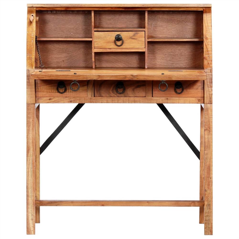Writing Desk 90x40x107cm Solid Acacia Wood