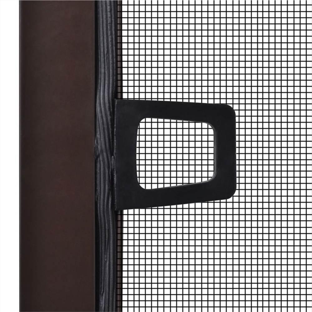 Brown Insect Screen for Windows 80 x 100 cm