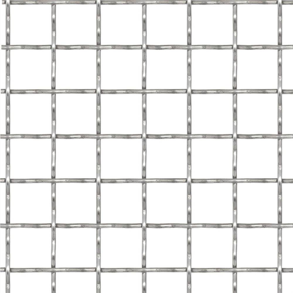 Crimped Garden Wire Fence Stainless Steel 100x85 cm 11x11x2 mm