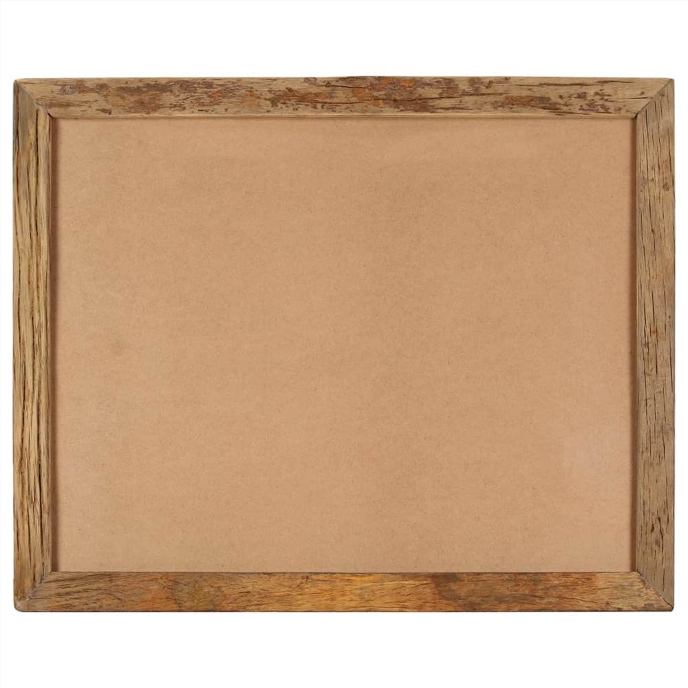 Photo Frames 2 pcs 90x70 cm Solid Reclaimed Wood and Glass