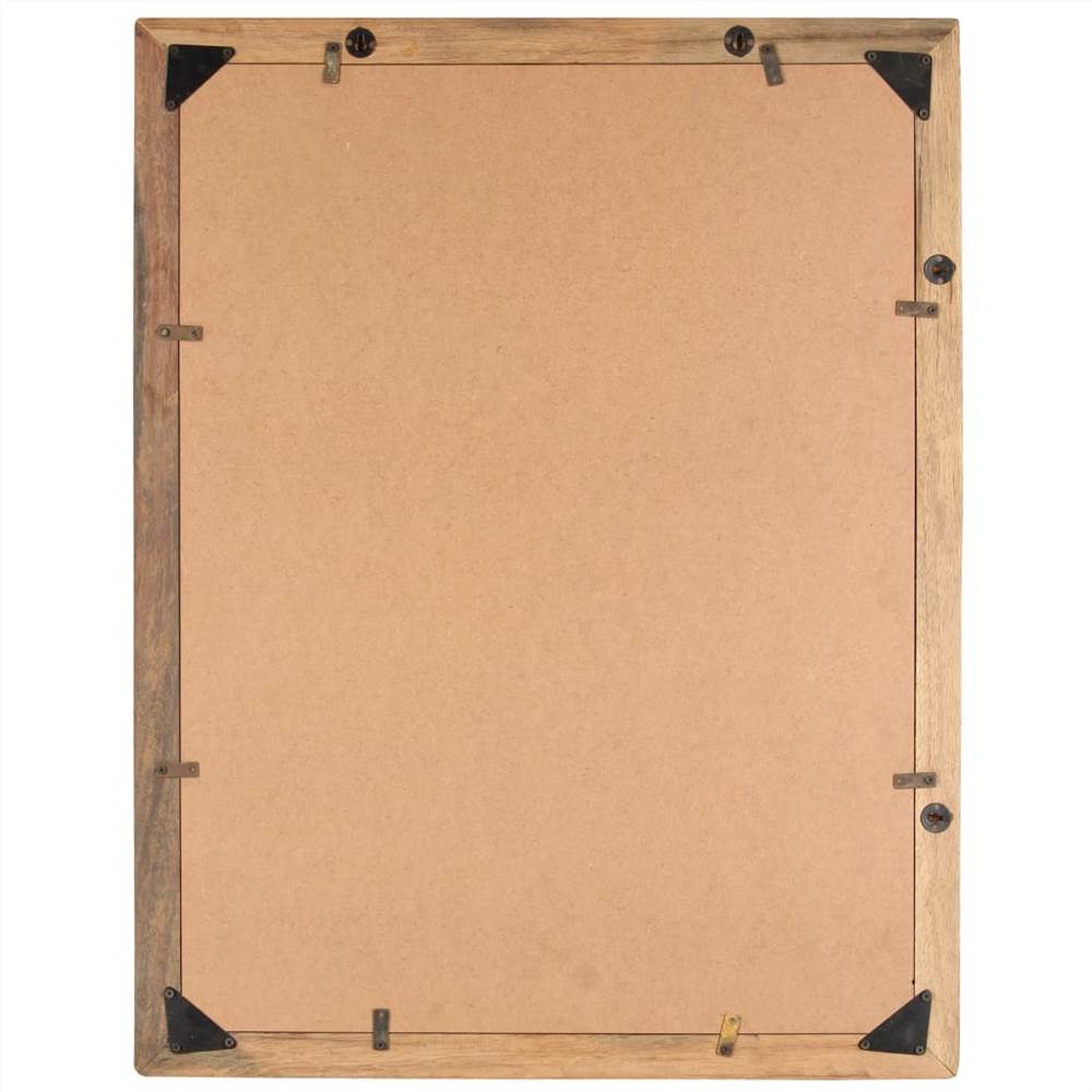 Photo Frames 2 pcs 90x70 cm Solid Reclaimed Wood and Glass