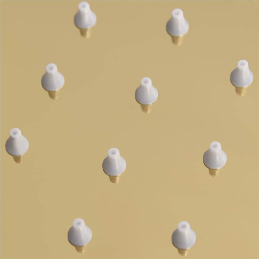 Rain Shower Head Stainless Steel 20x20 cm Square Gold