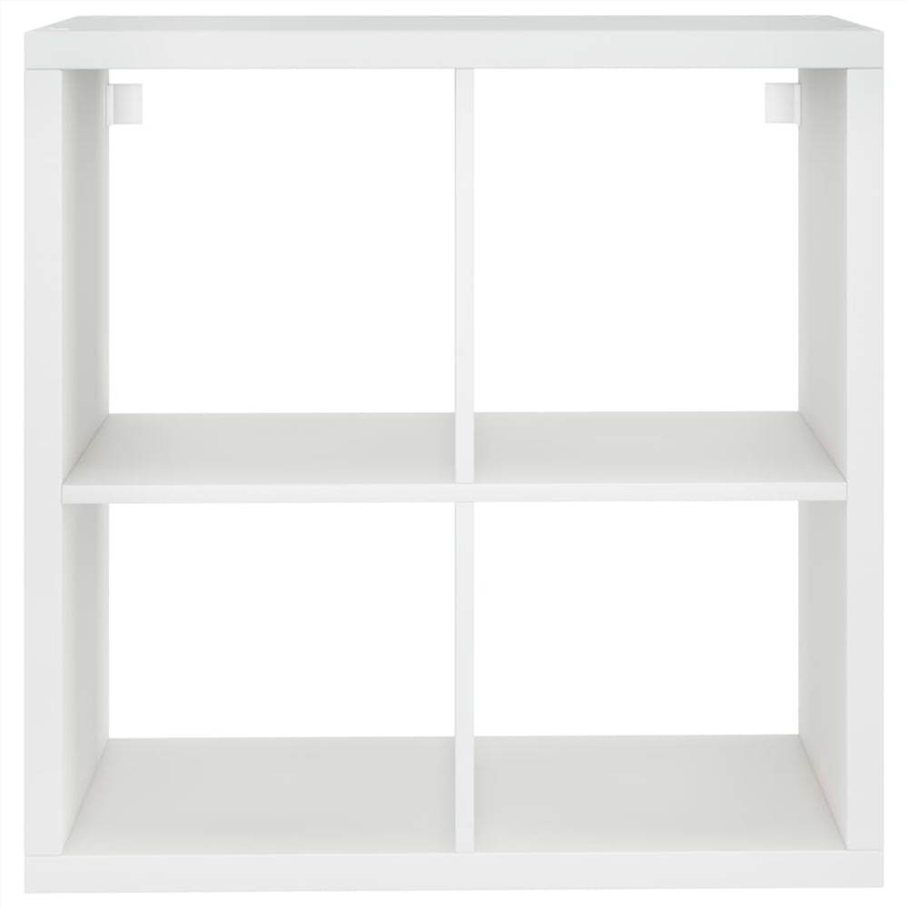 Wall Cube Shelf White 69.5x29.5x69.5 cm MDF