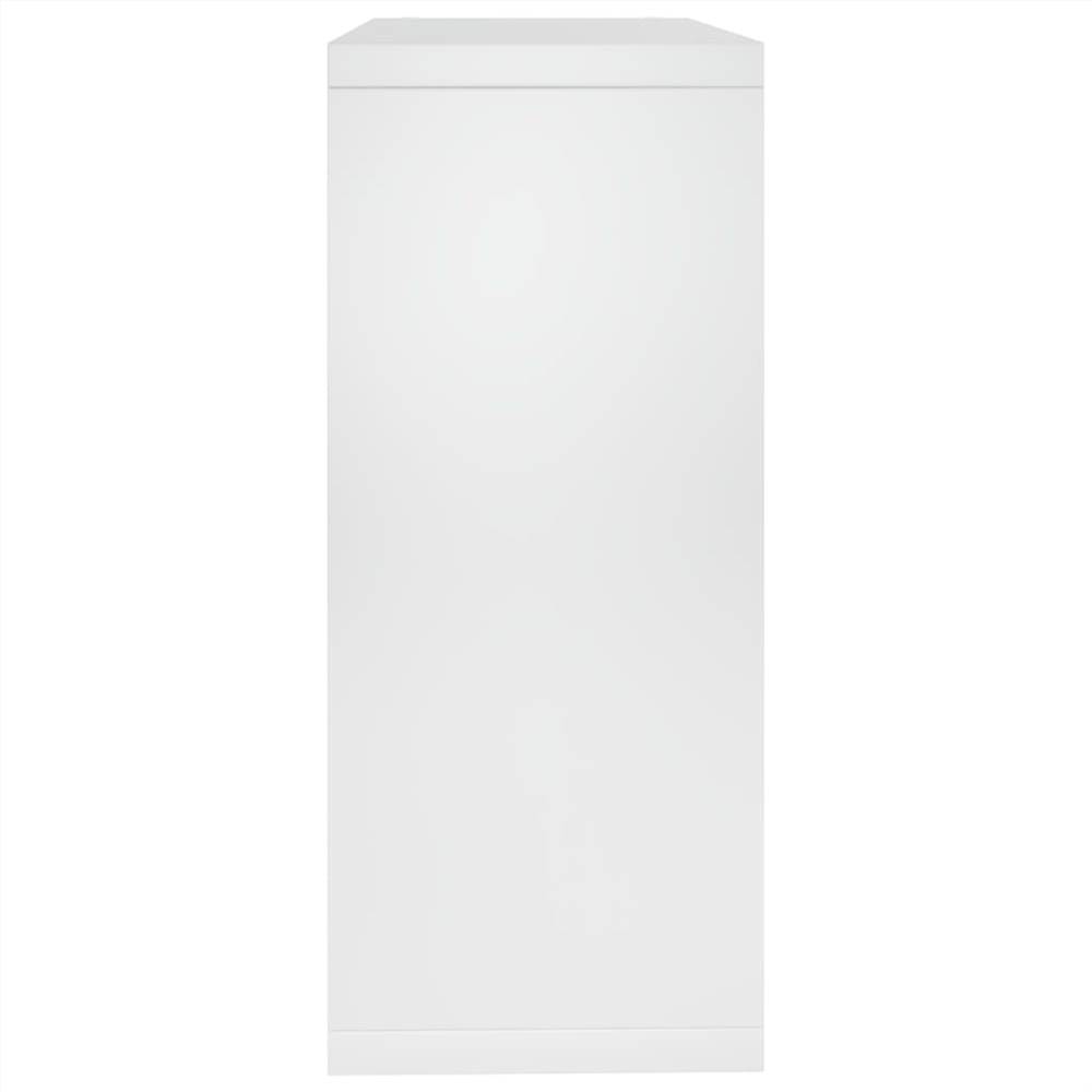 Wall Cube Shelf White 69.5x29.5x69.5 cm MDF