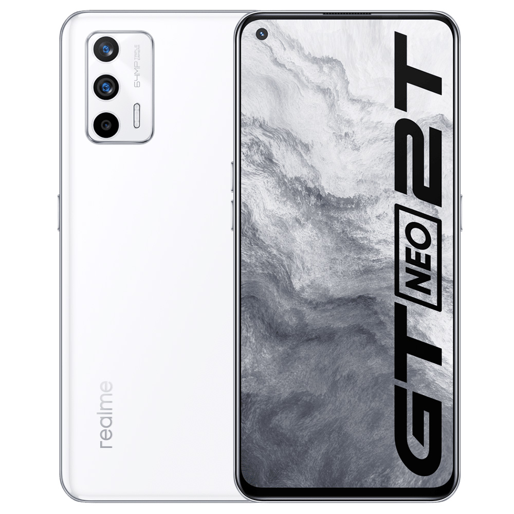 

Realme GT Neo 2T CN Version 5G Smartphone 6.43 Inch 120Hz FHD+ Screen Dimensity 1200 AI Version 8GB RAM 128GB ROM Android 11 64MP + 8MP + 4cm Triple Rear Camera 4500mAh Battery 65W Flash Charge - White