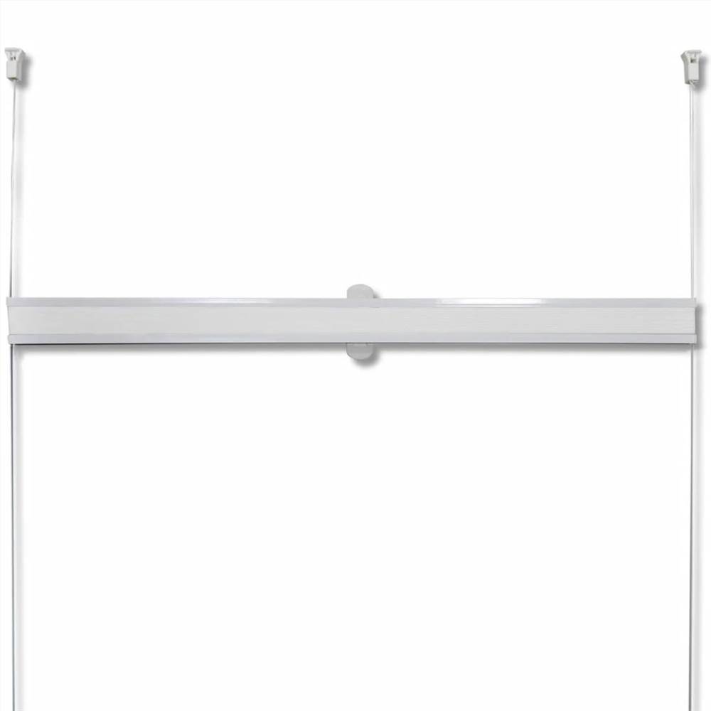 Plisse Blind 60x200cm White Pleated Blind