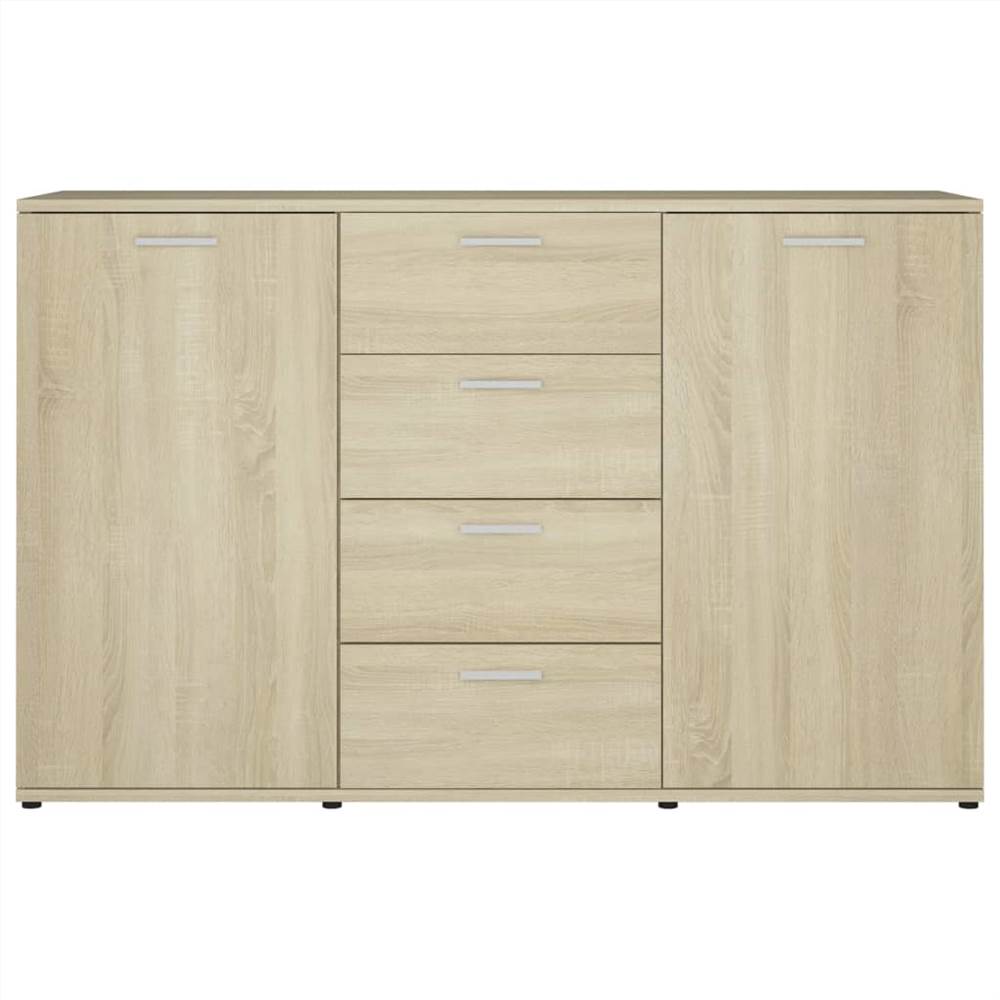Sideboard Sonoma Oak 120x35,5x75 cm Chipboard