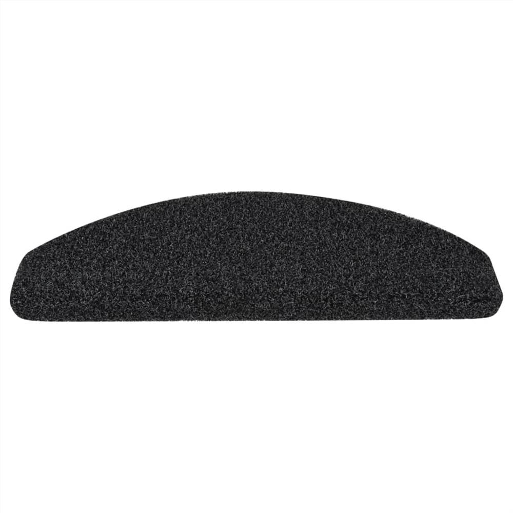 Outdoor Stair Mats 5 pcs 65x28 cm Anthracite Anti Slip