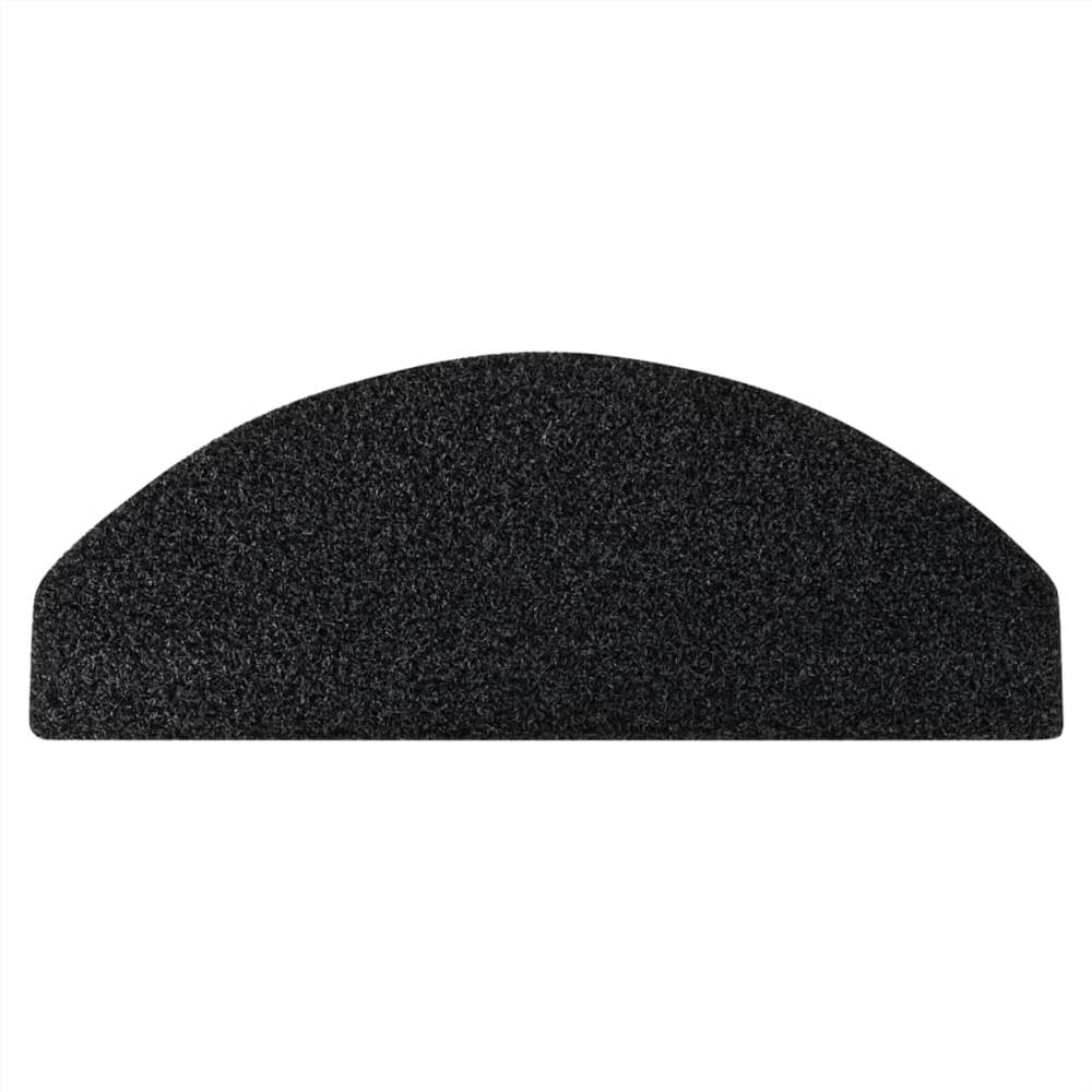Outdoor Stair Mats 5 pcs 65x28 cm Anthracite Anti Slip