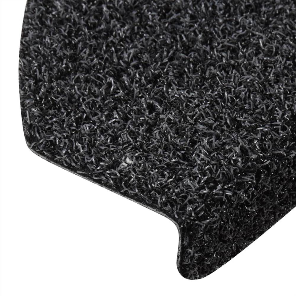 Outdoor Stair Mats 5 pcs 65x28 cm Anthracite Anti Slip