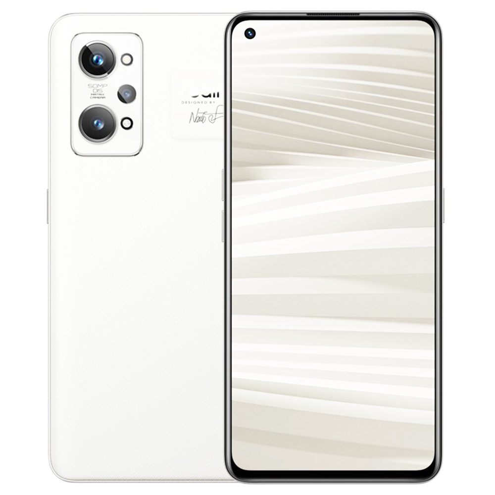 

Realme GT2 CN Version 5G Smartphone 6.62 Inch 120Hz AMOLED Screen Qualcomm Snapdragon 888 8GB RAM 256GB ROM Android 12 50MP Sony IMX766 Camera 5000mAh Battery 65W Flash Charge - White
