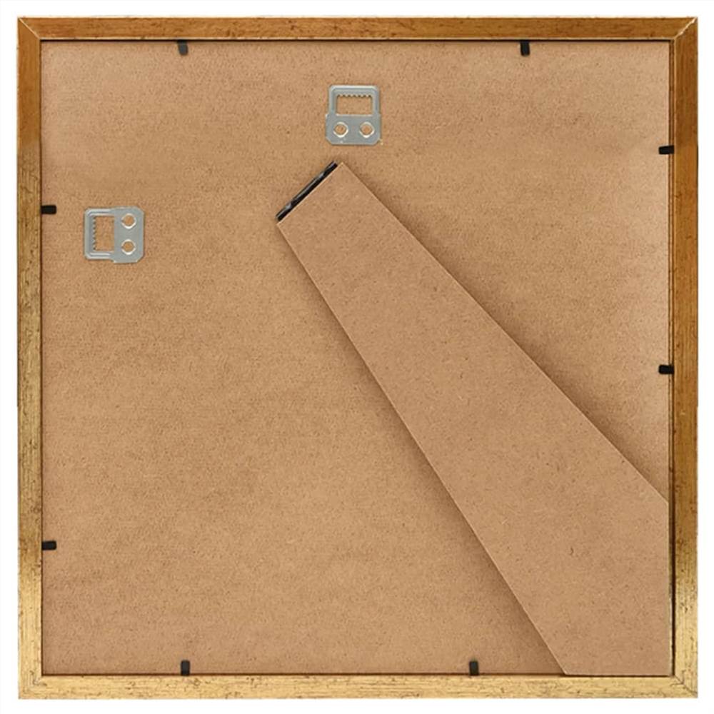 Photo Frames Collage 10 pcs for Wall or Table Gold 20x20 cm MDF