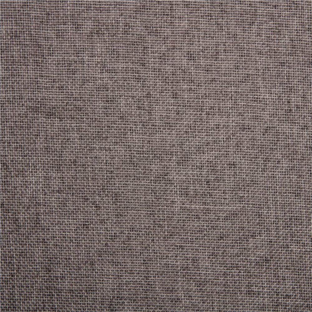 Swivel Office Chair Taupe Fabric