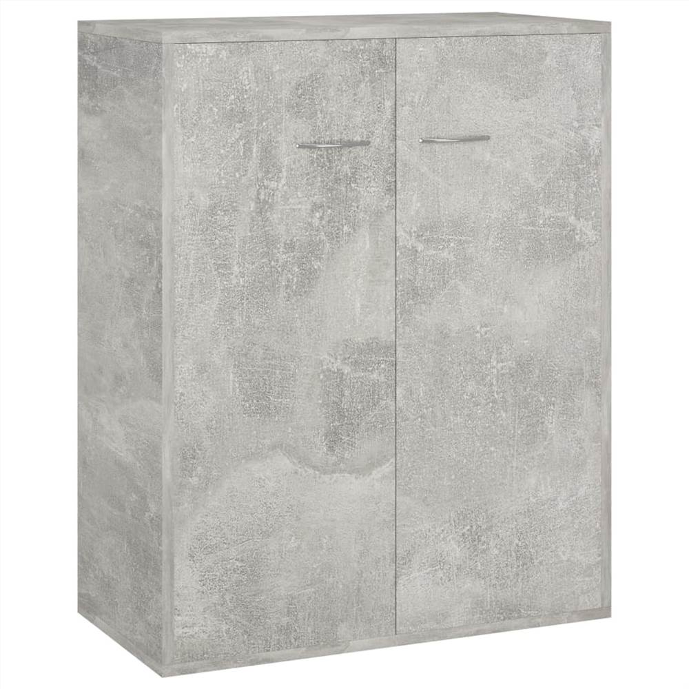 Sideboard Concrete Grey 60x30x75 cm Chipboard