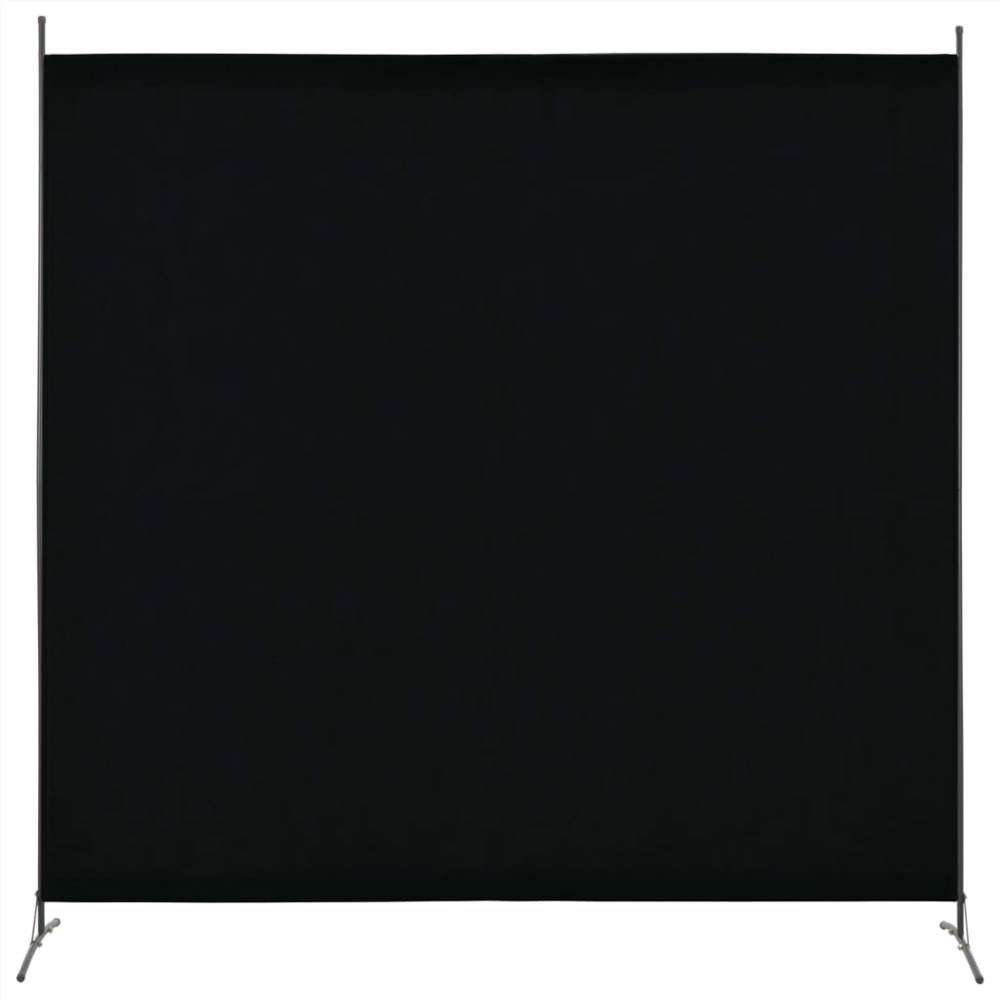 

1 Panel Room Divider Black 175x180 cm