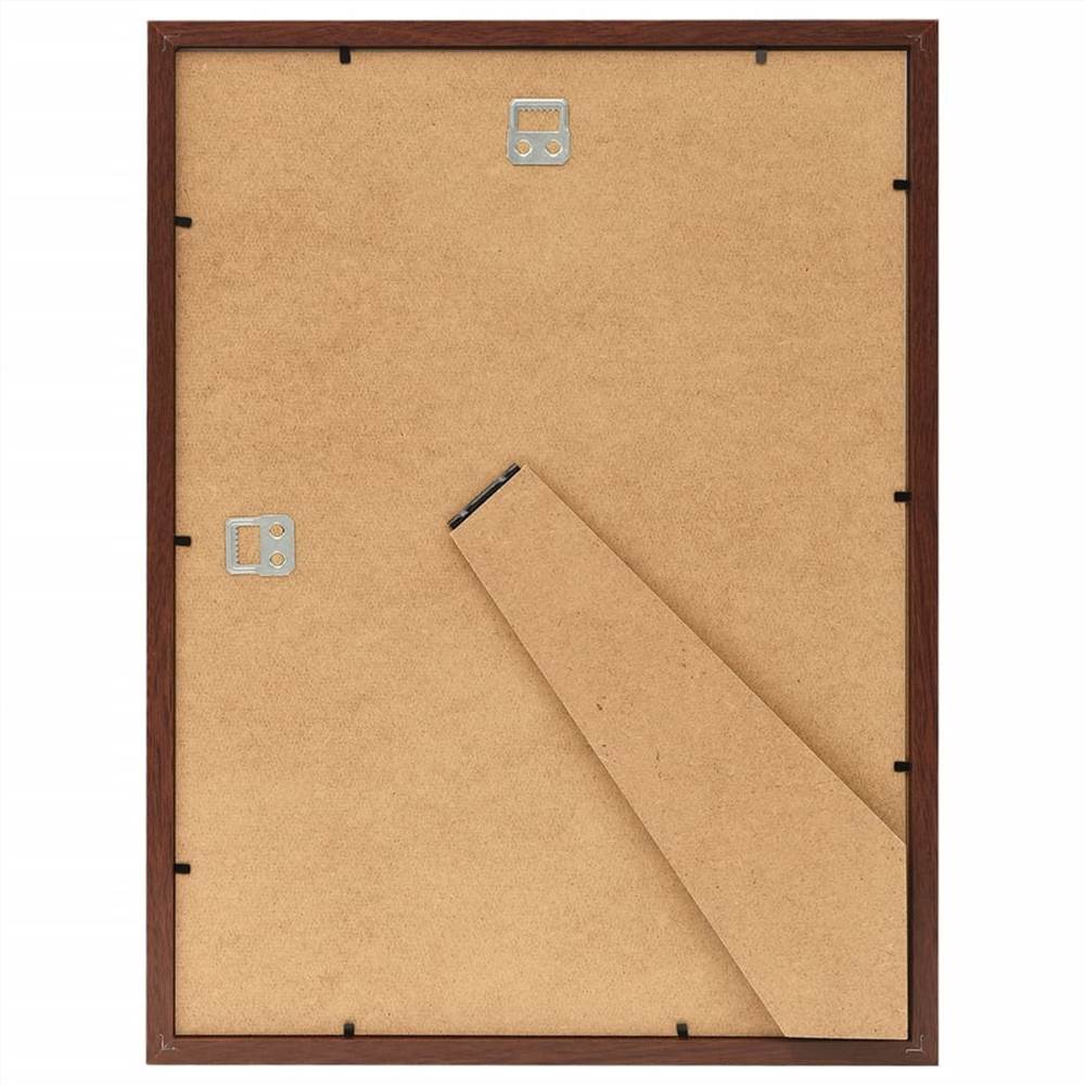 Photo Frames Collage 3 pcs for Wall or Table Brown 20x25 cm MDF