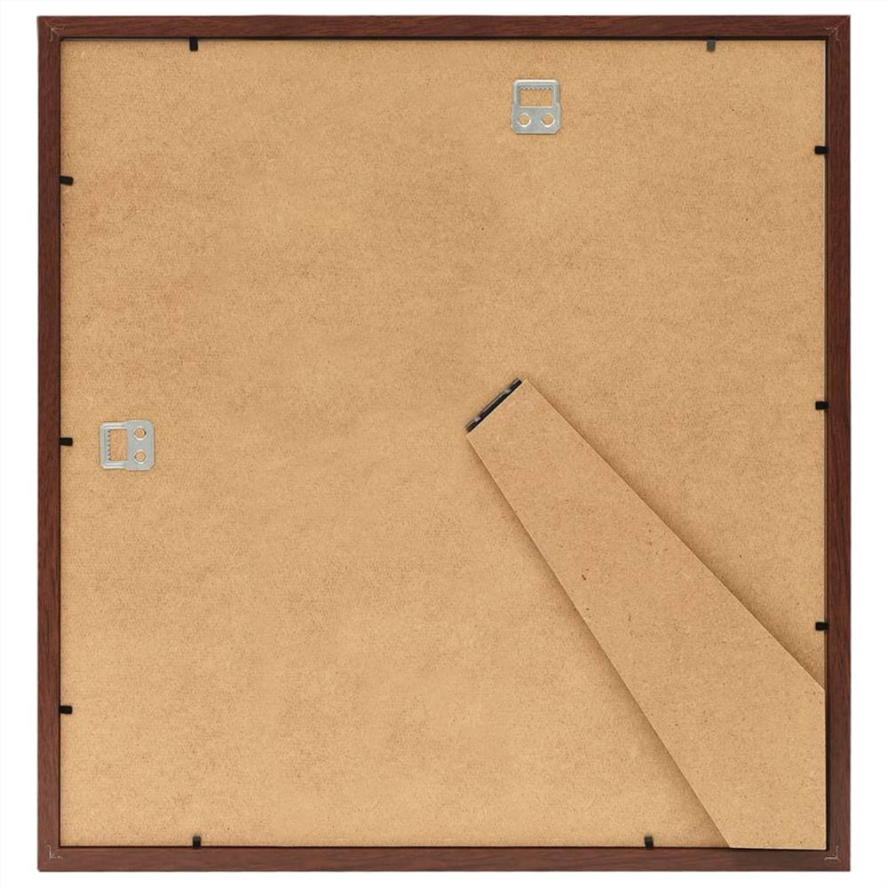 Photo Frames Collage 3 pcs for Wall or Table Brown 30x30 cm MDF