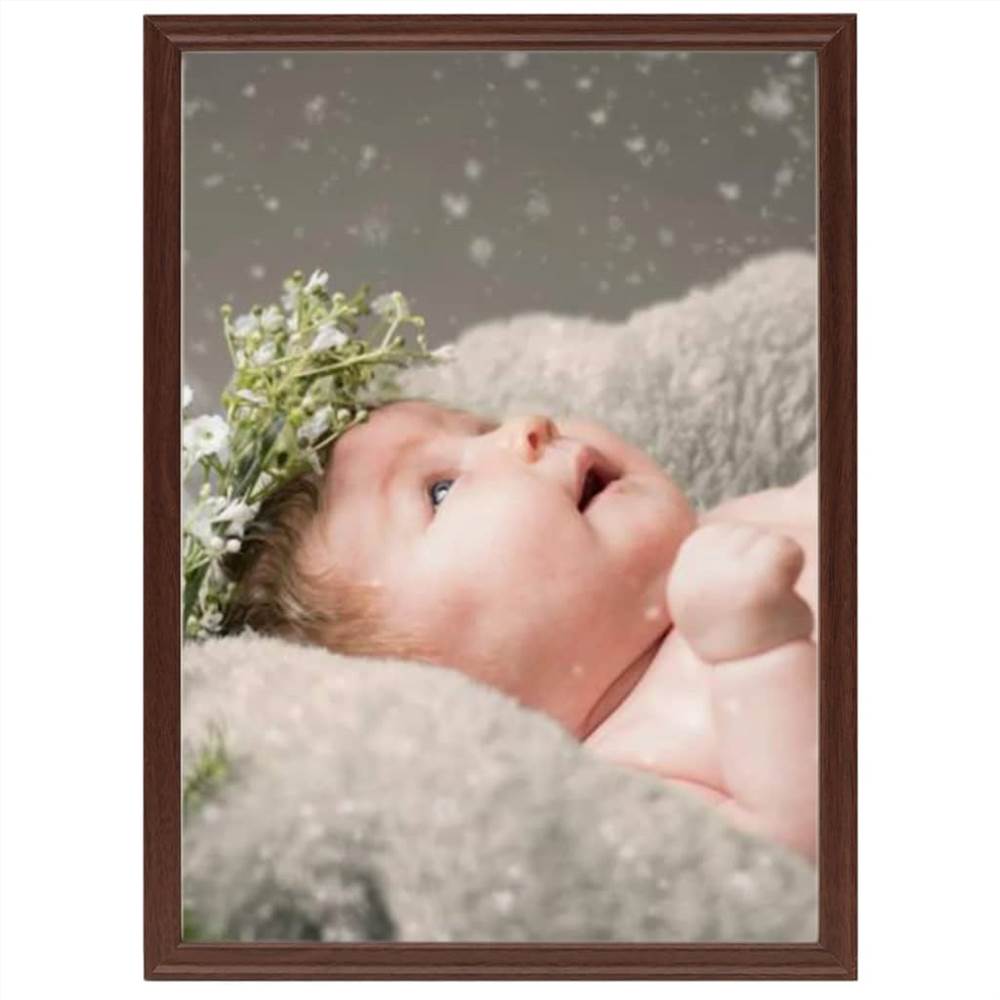 Photo Frames Collage 5 pcs for Wall or Table Dark Red 15x21 cm