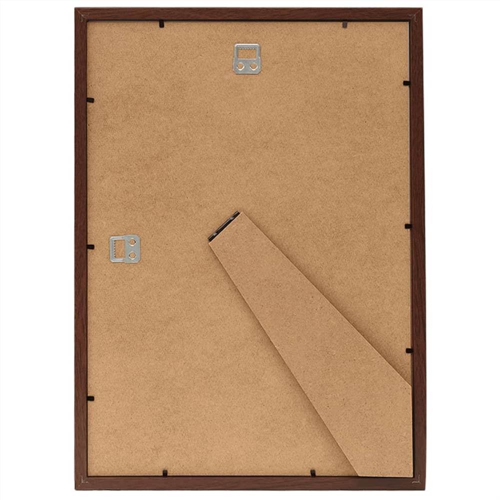 Photo Frames Collage 5 pcs for Wall or Table Dark Red 15x21 cm