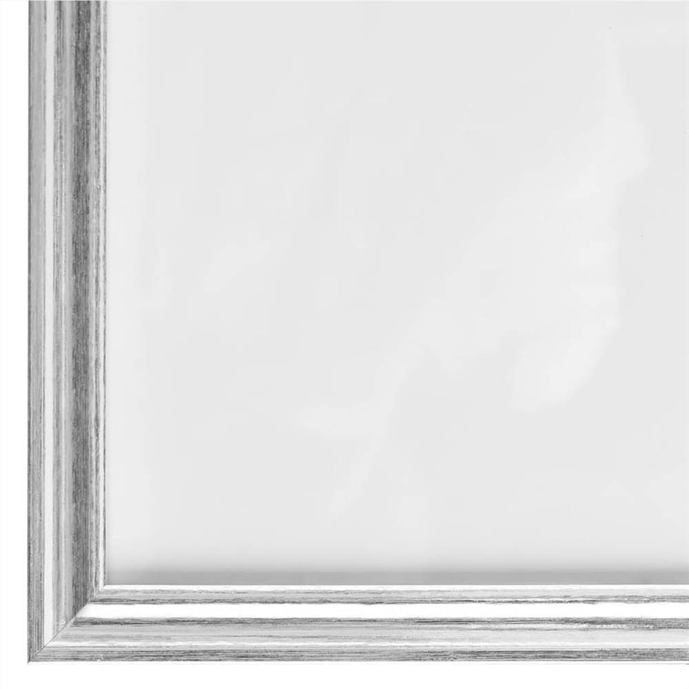 Photo Frames Collage 5 pcs for Wall or Table Silver 21x29.7 cm