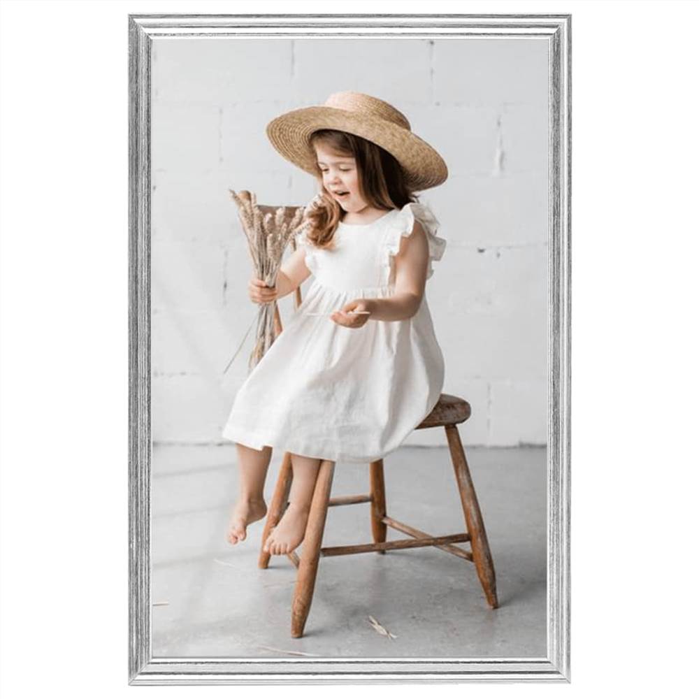 Photo Frames Collage 5 pcs for Wall or Table Silver 21x29.7 cm