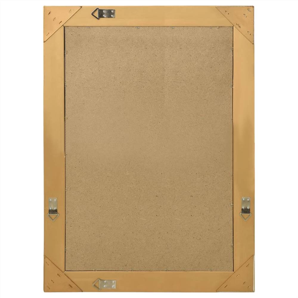 Wall Mirror Baroque Style 60x80 cm Gold