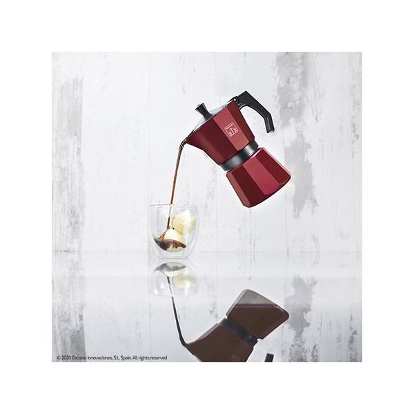 Italian Coffee Pot Cecotec Cumbia Mokclassic 1200 Garnet 600 ml (12 Cups)