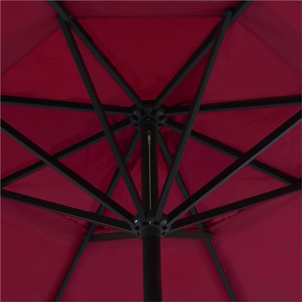 Outdoor Umbrella with Portable Base Red