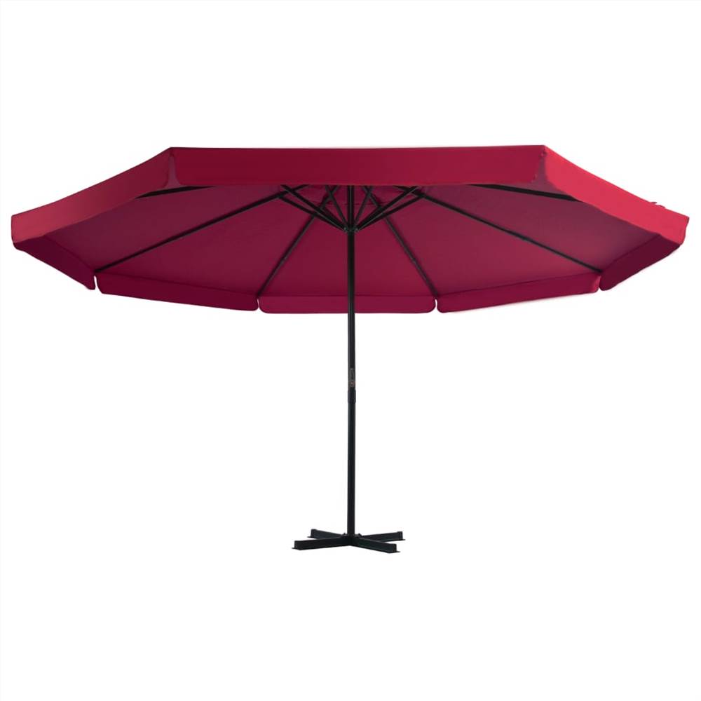 Outdoor Umbrella with Portable Base Red