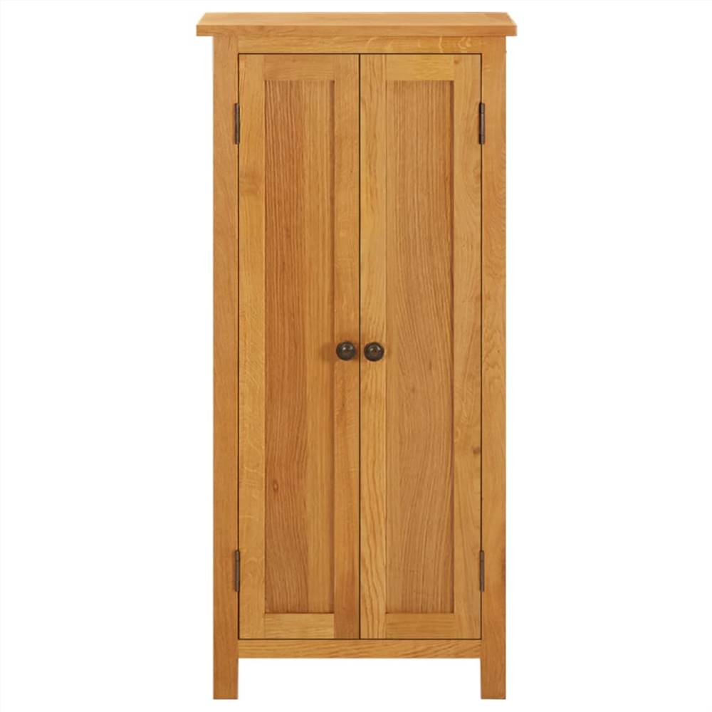 Storage Cabinet 50x22x110 cm Solid Oak Wood