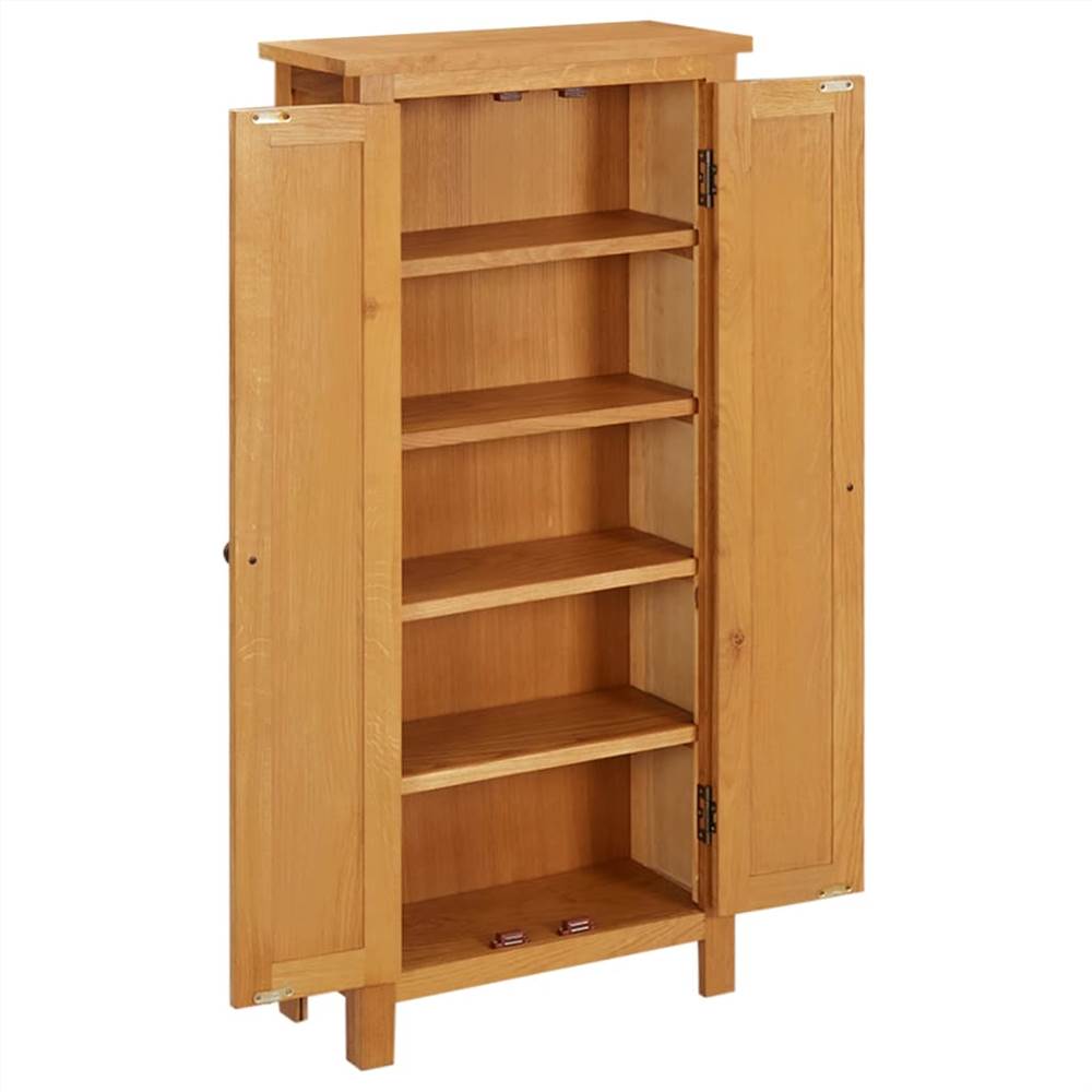 Storage Cabinet 50x22x110 cm Solid Oak Wood