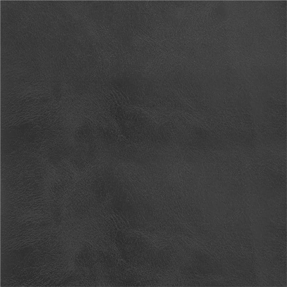 Armchair Black Faux Leather