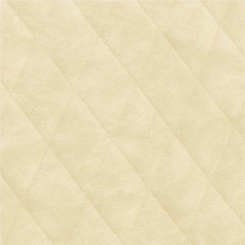 Armchair Cream Faux Leather