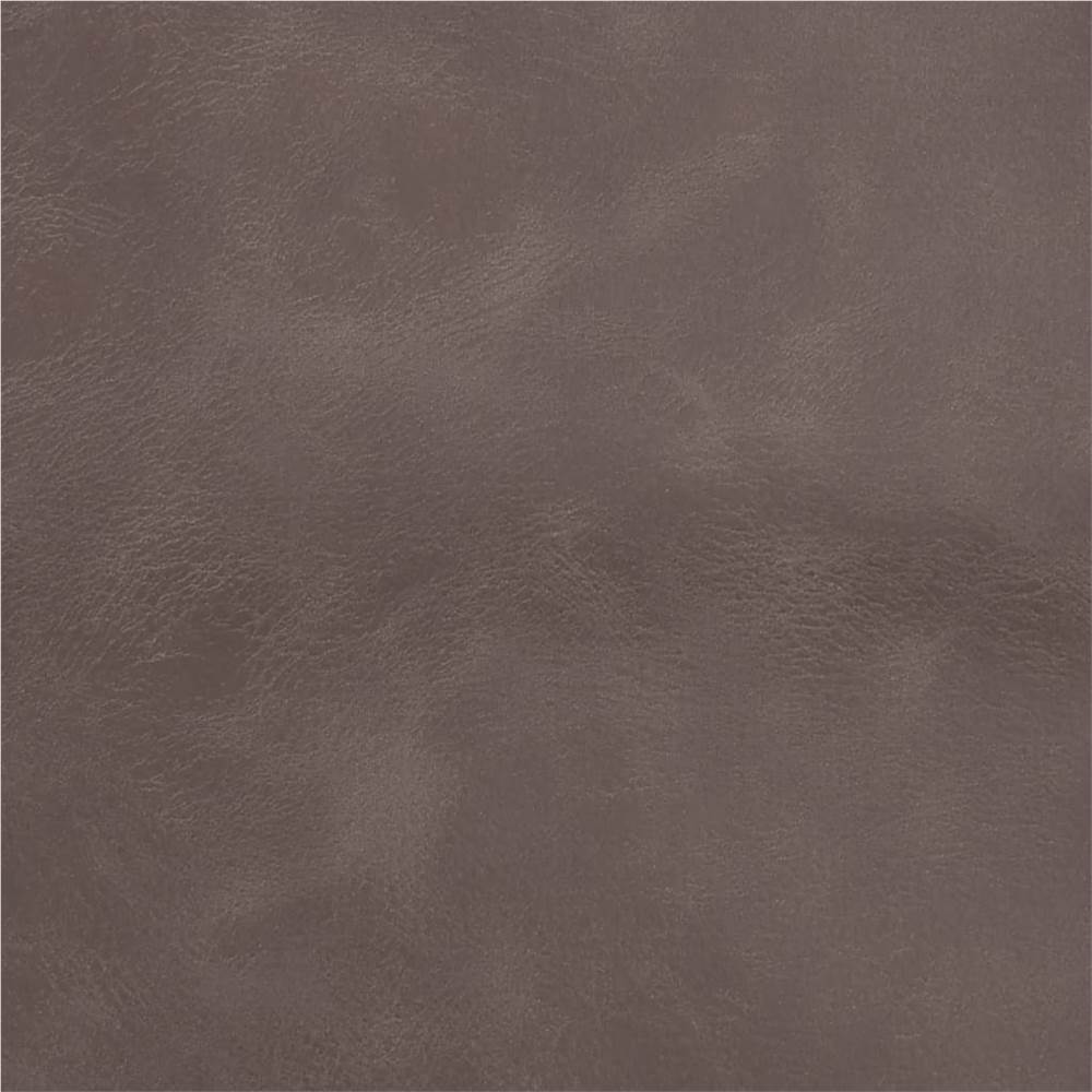 Armchair Dark Brown Faux Leather