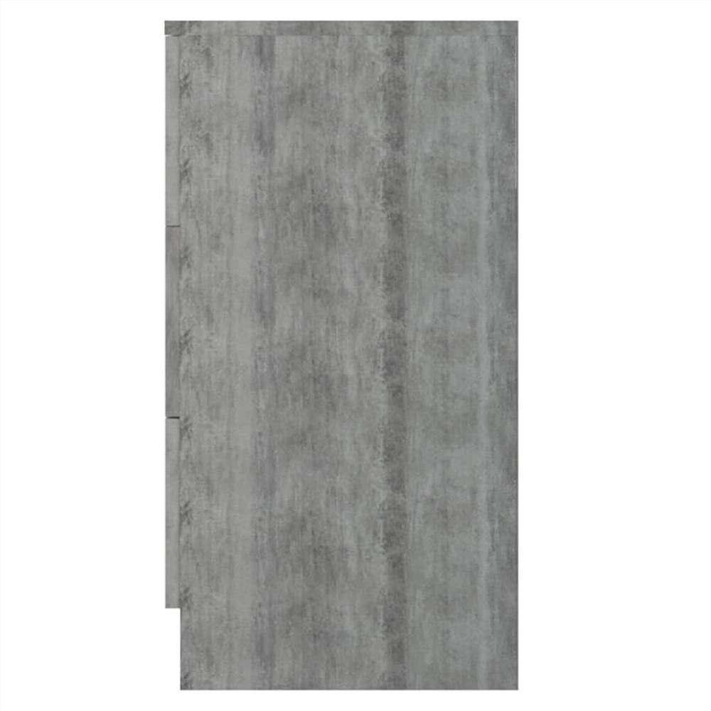 Chest of Drawers Chipboard 71x35x68 cm Concrete