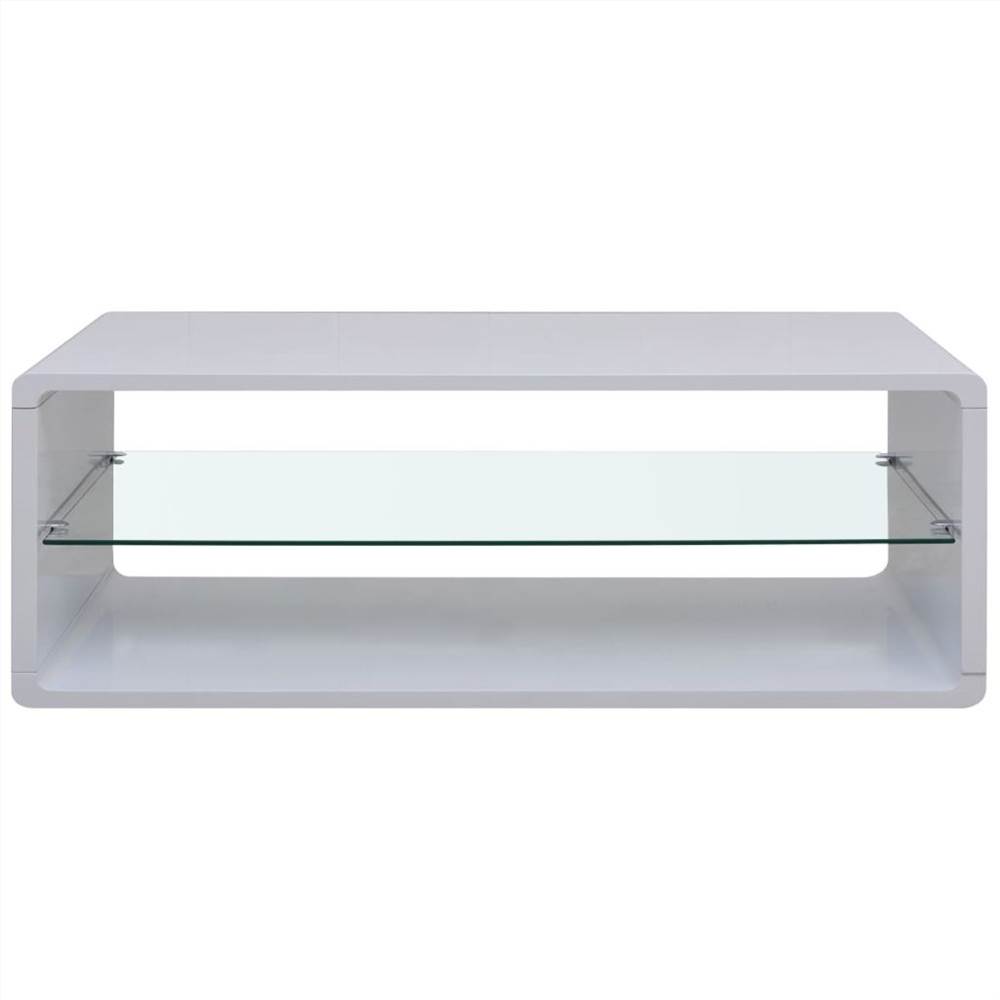 High Gloss Coffee Table White