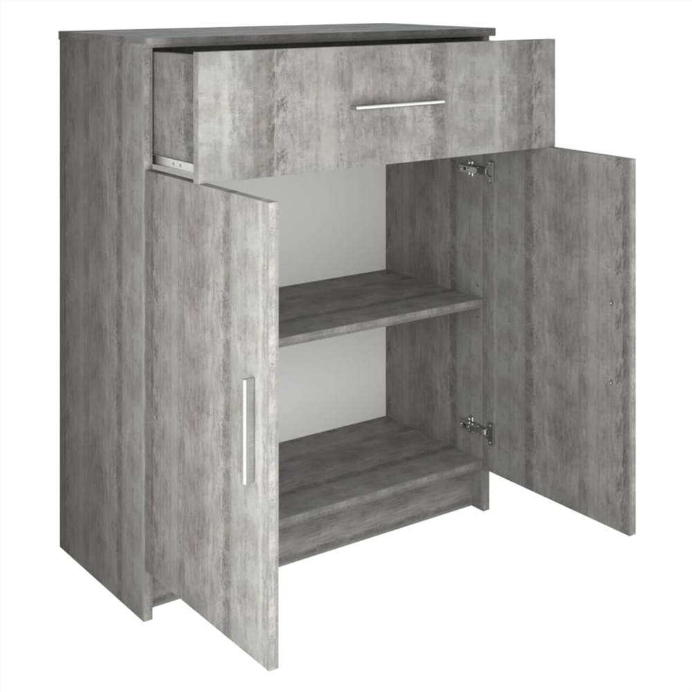Sideboard Chipboard 71x35x88 cm Concrete