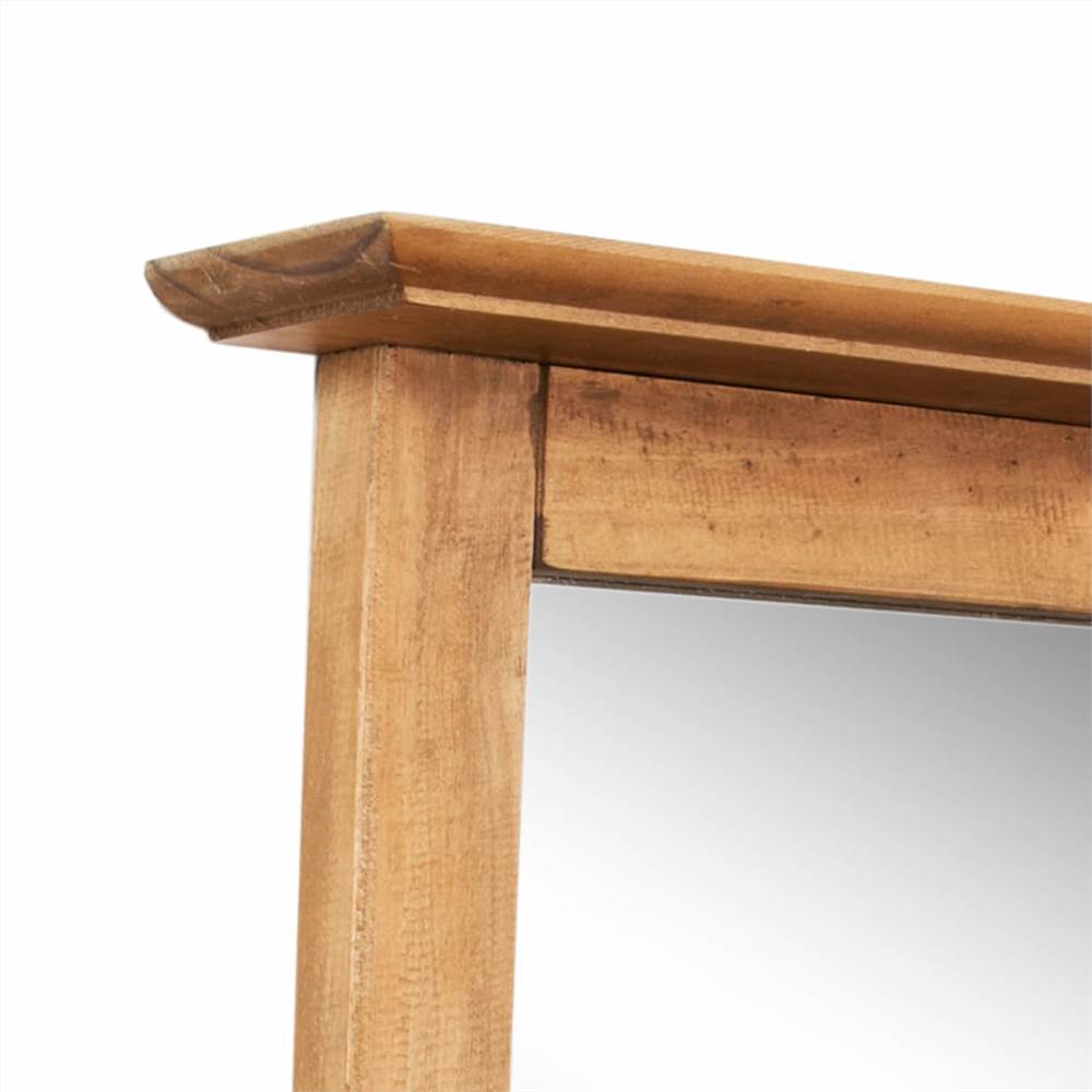 Bathroom Mirror Solid Recycled Pinewood 70x12x79 cm