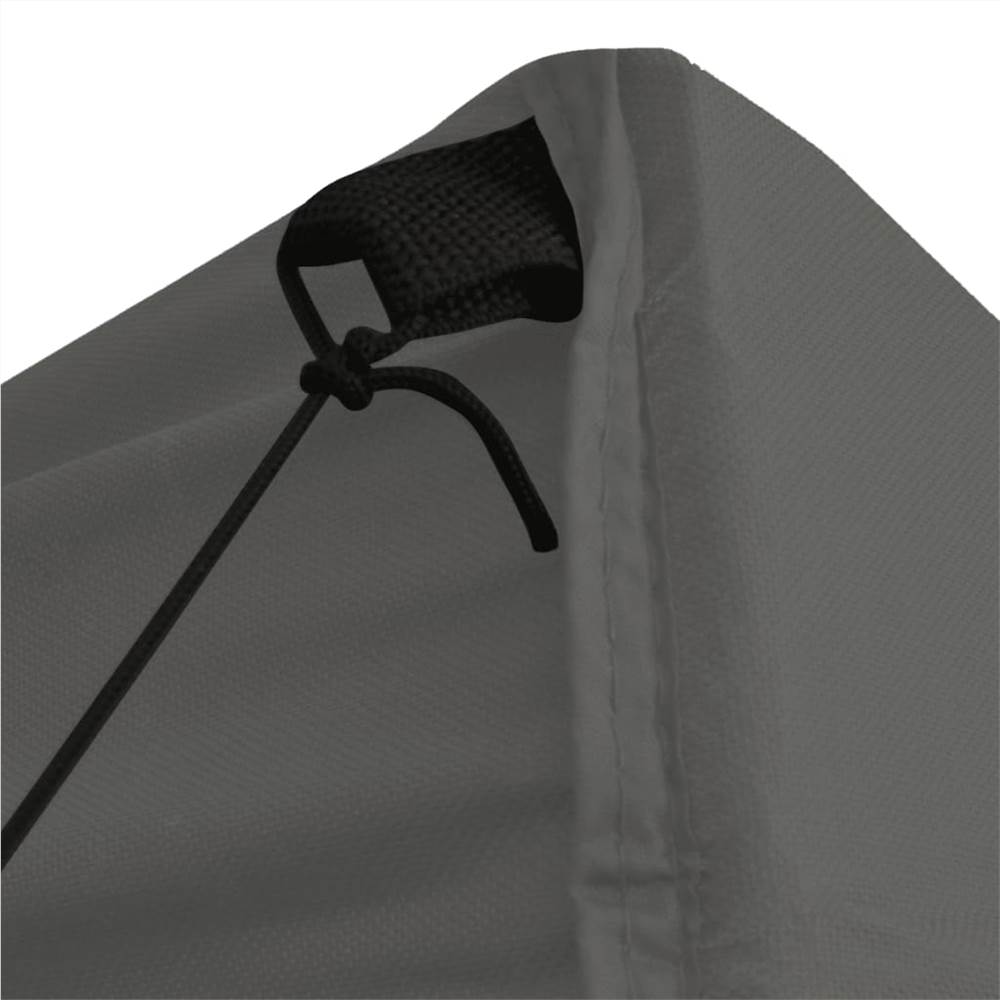 Foldable Party Tent Pop-Up with 4 Sidewalls 3x3 m Anthracite