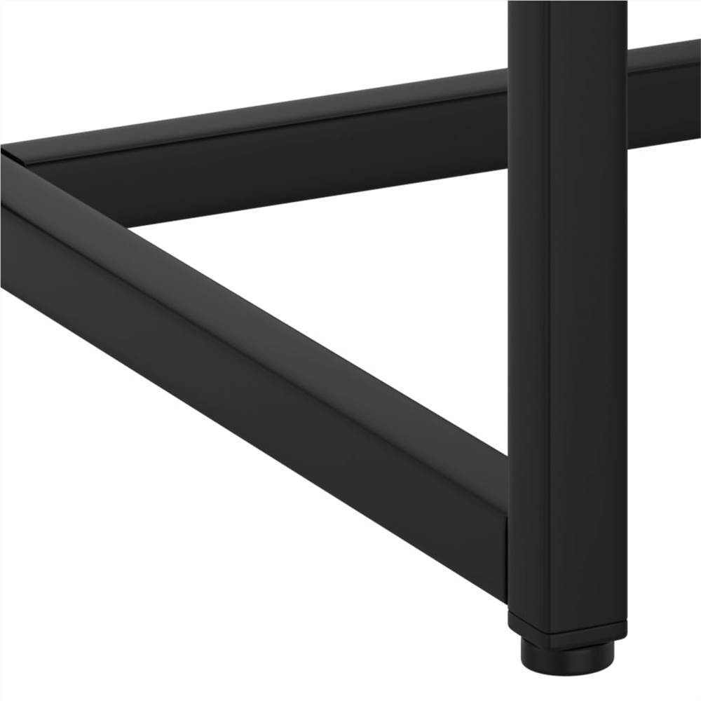 Console Table Black 106x35x75 cm Steel