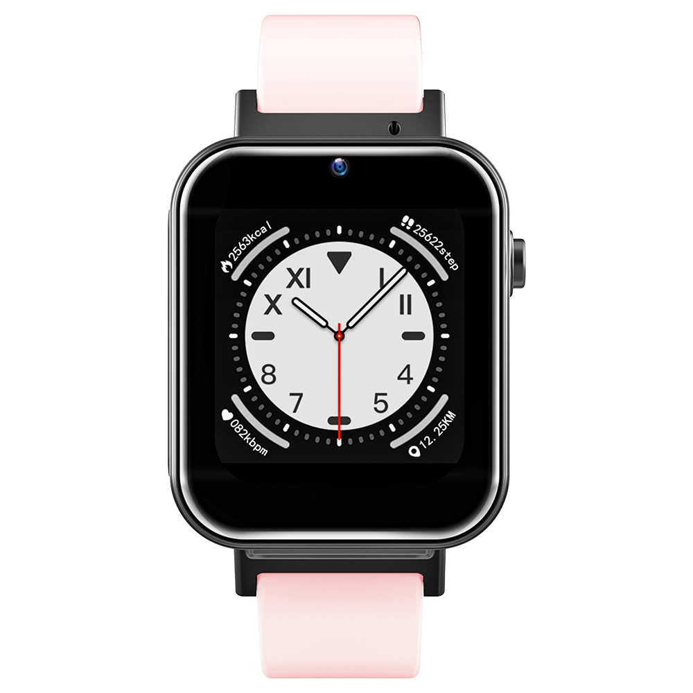 

Rogbid Air 4G LTE SmartWatch Phone GPS 4GB + 64GB Camera 5MP Face ID WIFI Smartwatch Android 9.1 IP68 Waterproof Health Monitor 5.0MP Camera - Pink, Multi color