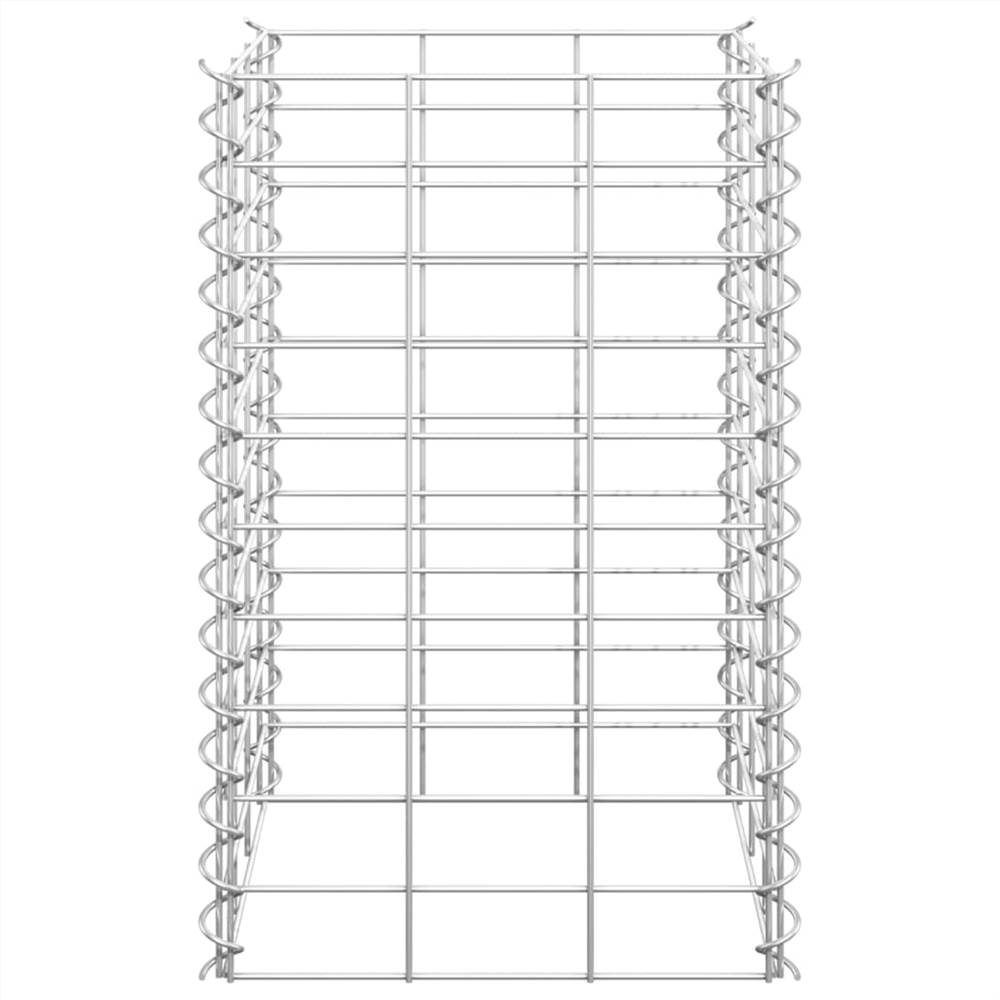 Gabion Raised Beds 3 pcs 30x30x50 cm Iron